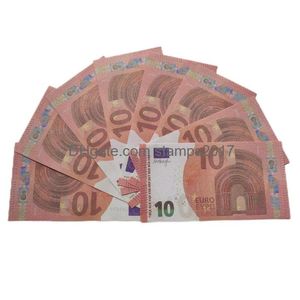 Otros suministros de fiestas festivas Mayorales Copia de dinero de apoyo 10 20 50 100 200 500 Notas falsas Faux Faux Euro Play Collection Regals 100