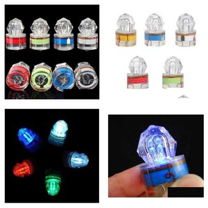 Autres fournitures de jardin Led Supplie Deep Drop Underwater Diamond Fishing Flashing Light Bait Lure Squid Strobe Sea Fish Lamp Delivery Dhlxq