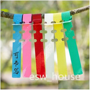 Other Garden Supplies Nursery Label Pvc Plant Tree Tags Markers Adjustable Seedling Plants Fruit Trees Signs With Large Writing Surf Dhil0