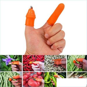 Autres Fournitures De Jardin Sile Pouce Couteau Plante Fruits Séparateur De Légumes Séparateur Avec Lame Plate / Courbée Pour Accessoires De Cuisine Drop Dhwlb