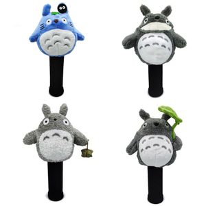 Autres produits de golf Peluche Animal Golf Driver Fairway Head Cover Golf Club 460cc Totoro Wood Cover DR FW CUTE GIFT Noverty 230907