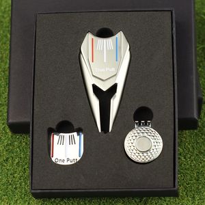 Autres produits de golf Spot Gift Box One Putte Green Fork Ball Marker Clip Golf Ball Set 231122