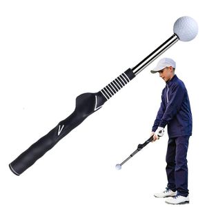 Other Golf Products Swing Practice Stick Telescopic Trainer Master Training Aid Posture Corrector Exercise 230629