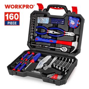 Autres outils à main WORKPRO 160PC Set pour un usage quotidien Home Househould Kits Tournevis Clé Couteau Pinces 221207