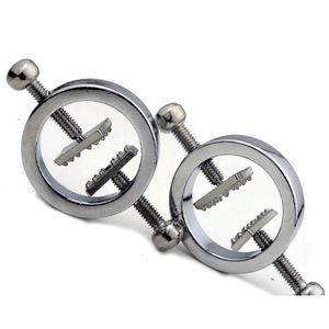 Otros artículos de belleza de salud Bdsm Metal Pezones Abrazaderas Clips de pecho Papilla Stimator Bondage Adt Juegos Fetiche Juguetes para mujeres Drop Deli DHKCR