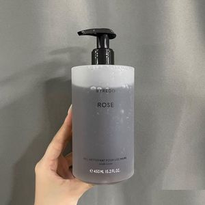 Autres articles de beauté et de santé Byredo Rose Lavage à la main 450 ml Gel Nettoyant Pour Les Mains Savon liquide désinfectant 15,2 Fl.Oz Bonne odeur rapide Dhajv