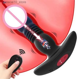 Autres articles de beauté de santé Machine de gode de hanche expanseur mains libres Vigina Exciter sexe pour femmes Silicone souple Plug vibrateur hommes obtient Virabtor fesse Q240117