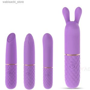 Otros elementos de belleza de la salud mini vibrador de bala para mujeres para principiantes G-spot pezón clítoris estimulador 8 ayunos a orgasmo juguetes hembra para adultos l49