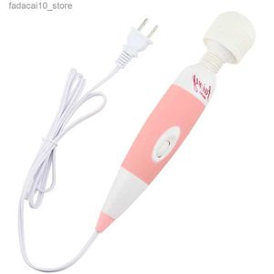 Autres articles de beauté de santé Puissant AV Wand Body Masseur Multi-vitesse USB Plug Fée Vibrateur pour Femmes Clit Vagin Stimulation Adulte Q240117