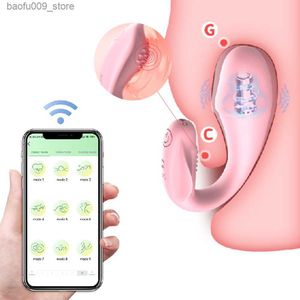 Autres articles de beauté de santé Mini vibrateur portable sans fil Bluetooth G Spot Gode Vibromasseur pour femmes APP Télécommande Vibrant Clit Culotte s Q230919