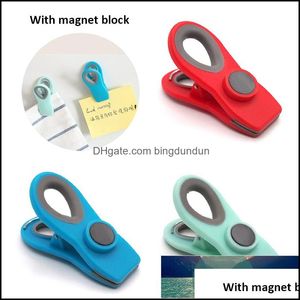 Autres décorations pour la maison Aimants pour réfrigérateur Clips d'étanchéité pour aliments Clip pour sac à puces Réfrigérateur magnétique Cuisine Mes Conseil Rappel Bloc-notes Autocollant Dr Ot9In