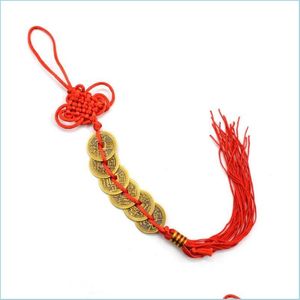 Autre décoration intérieure Red Chinese Knot Feng Shui Shui de 6 Charmure Luck