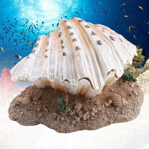 Autre Maison Jardin Shell Perle Bubbler Décor Aquarium Décoration Artificielle Coral Reef Bubble Maker Fish Tank Ornements 230628