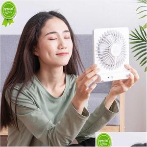 Otros Home Garden Usb Desktop Top Small Fan Mini Portable Recargable Desktop Office Gift Drop Delivery Dhyzs