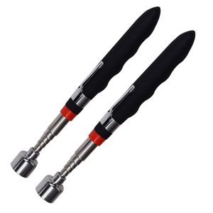 Autres accessoires d'outils de nettoyage ménagers 2PCS Outil de ramassage magnétique télescopique Extensible 31 