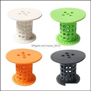 Otras herramientas de limpieza del hogar Accesorios Throom Drainer Hair Catcher Filtro de baño Tapón Tapón Fregadero Colador Alcantarillado Dr