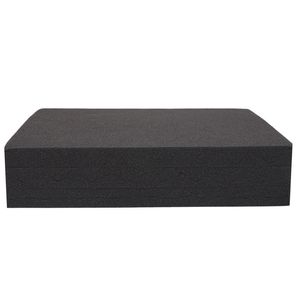 Otros accesorios interiores 6PCS Panel de tratamiento de absorción de sonido de espuma de cáscara de huevo acústica negra 40X30cm