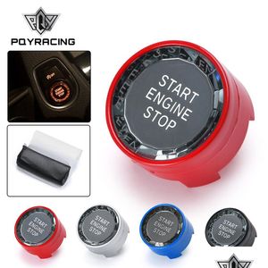 Autres accessoires intérieurs Car Styling Engine Start Stop Switch Button Sticker For 1 2 3 4 5 6 7 Series F20 F21 F22 F23 F30 F34 F10 Dh6Ft