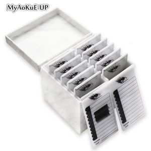 Other Items 5 10 Layers Eyelash Storage Box 4 Colors Makeup Organizer Glue Pallet Lashes Holder Grafting Extension Tool 230831