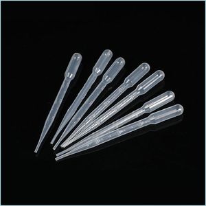 Autres outils de bijoux Pipettes de transfert de compression en plastique jetable Pipette Pite pour la moule SILE Moule UV Équipement de livraison de gouttes de fabrication d'époxy DH4L6