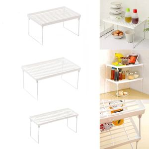 Other Kitchen Storage Organization Home Closet Organizer Shelf for Rack Space Saving Makeup Wardrobe Decorative Shelves Cabinet Holder 221205