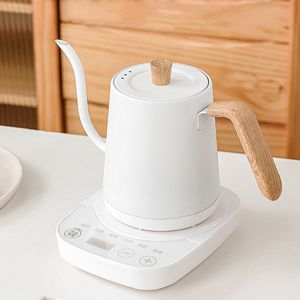 Other Kitchen Tools Electric Kettle 1000W Hand Brew Coffee Pot Gooseneck Jug Slender Mouth Smart Temperature Control Teapot 110V220V 230901