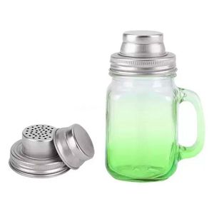 Otras herramientas de cocina Acero inoxidable Mason Jar Shaker Tapas Tapas para cóctel Harina Mezcla Especias Azúcar Sal Pimientos F0419 Entrega de gota Dhwyy