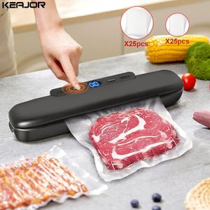 Other Kitchen Tools Vacuum Sealer For Food Packaging Machine 220V Automatic Household Sealing Including 50pcs Bags Z21 Sealers 231114