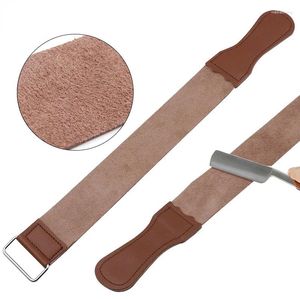 Otros accesorios para cuchillos Afilador de cuero de alta calidad para peluquero, afeitadora recta abierta, venta al por mayor