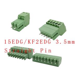 Autres accessoires d'éclairage 5 paires 15EDG 3.5/KF2EDG-3.5mm PCB bornier à vis connecteur fiche broche droite aiguille tête prise 2/3/4/5/