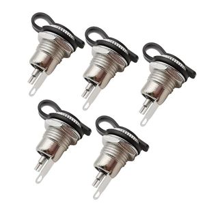 Autres accessoires d'éclairage 5pcs DC-099 Métal 5.5x2.1mm 5.5 2.5mm DC Power Femelle Jack Socket Panel Mount Connecteur Terminal Adaptateur avec Wat