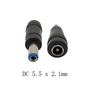 Otros accesorios de iluminación 5 unids DC 5.5 x 2.1 mm Jack hembra a 5.5x2.1 mm Enchufe macho Adaptador de corriente Conector de cabeza de conversión para Soc eléctrico