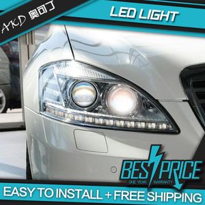 Autre système d'éclairage Lampe de tête de style de voiture pour phares W221 2006-2012 S300 S400 Phare LED DRL Signal Hid Bi Xenon Auto AccessoiresOT