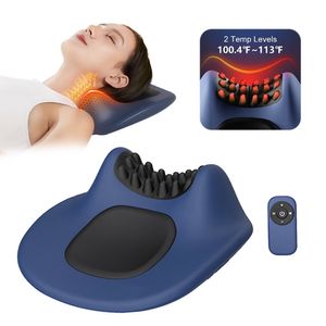 Autres articles de massage EMS Pulse Neck Traction Device Chauffage électrique Masseur Oreiller Cervical Spine Acupoint Relax Soulagement de la douleur à l'épaule 230704