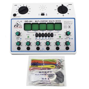 Other Massage Items KWD808I Electric Acupuncture Stimulator Machine Electrical nerve muscle stimulator 6 Channels Output Patch Massager Care 230729