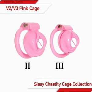 Autres articles de massage Esclave Mini Cage de chasteté pour femme avec anneau de verrouillage Jouets sexuels Produits érotiques Appareils vaginaux 18+ Produits pour adultes Sex Shop pour femmes Q231104