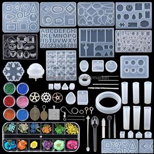 Autres outils de moule à coulée époxy à style mixte Toues outils SILE UV Argile Résine pour fabriquer un équipement de livraison de bricolage OTUIL