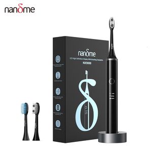 Other Oral Hygiene Nandme NX9000 Electric Toothbrush Ultrasonic IPX7 Waterproof Smart LCD display Inductive charging Deep Cleaning Tooth Brush 230725