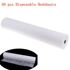 Other Permanent Makeup Supply 50 Sheets Disposable Spa Salon Massage Bed Sheets Non-Woven Headrest Table Cover Tattoo Supply Massage Mattress Sheet 230523