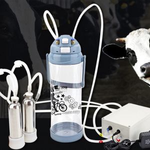 Autres fournitures pour animaux de compagnie 3L Machine à traire électrique pour bovins Chèvre Pulsating Double Head Vacuum Motor Pump Milk Livestock Tool 230628