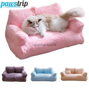 Other Pet Supplies Luxury Pet Cat Bed Nest Winter Warm Cat Sofa House Comfortable Pet Bed for Cats Small Dogs Puppy Bed Dogs Kennel Pet Supplies HKD230821