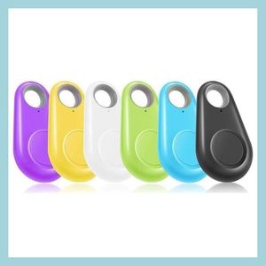 Autres fournitures pour animaux de compagnie Dispositif de perte d'animaux Smart Bluetooth Water Drop Anti-Loss Finder Tracker Two-Way Key Chain Mobile Phone