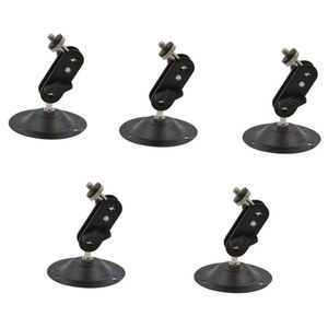 Autres accessoires de projecteur Support de montage mural pour caméra Support de moniteur Noir Ser Brackets Intérieur Extérieur Supports de plafond Stand 5PCS 230316