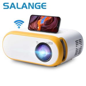 Autres accessoires de projecteur Salange Q11 Mini projecteur portable natif 1280 x 720P pour Home Cinéma Airplay Maircast Smart Phone Multimedia LED Video Beamer x0717