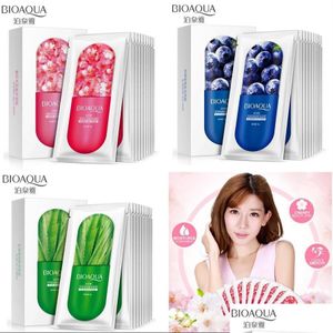 Autres outils de soins de la peau Bioaqua Jelly Mask Face Aloe Vera / Blueberry / Cherry Blossom Trois types facultatifs hydratants Sleep Mas Dh7um