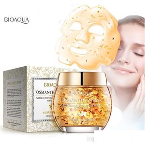 Autres outils de soins de la peau Bioaqua Natural Osmanthus Petal Slee Mask Hydrating Oil Control Bright Petals Face Drop Delivery Health Beauty Dhk5L
