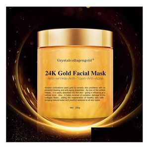 Autres outils de soins de la peau Crystal Collagène Gold Womans Masque Facial 24K Peel Off Hydratant Raffermissant 250G Drop Livraison Santé Beau Dh2Ym