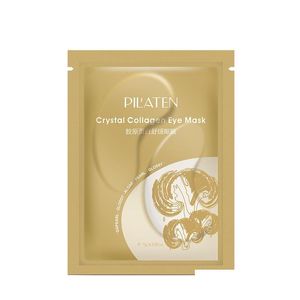 Otras herramientas para el cuidado de la piel Pilaten Crystal Collagen Eye Mask Antipuffiness Dark Circle Moisture Eyes 7G Drop Delivery Health Beauty Device Dhawj