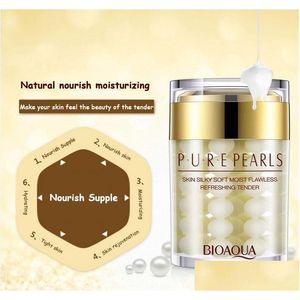 Otras herramientas para el cuidado de la piel Venta al por mayor Crema de perlas pura Esencia hidratante profunda Cara 60G Cremas Entrega de gotas Dispositivos de belleza para la salud Dh0N3