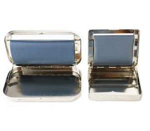 Otros accesorios para fumar Caja de rodillos de tabaco rectangular de calidad confiable matel Rollo de papel para fumar Caja de cigarrillos 1726284